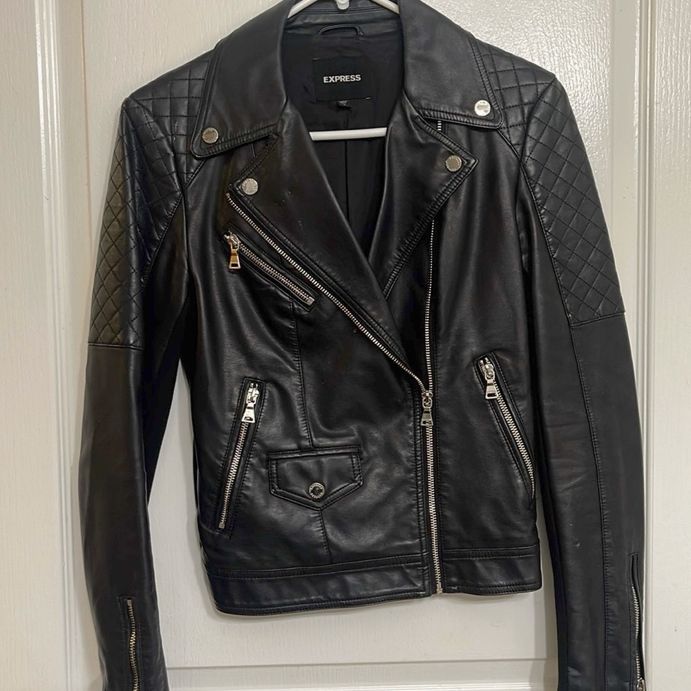 Express leather jacket - Picture 1 of 5